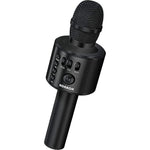 BONAOK Wireless Bluetooth Karaoke Microphone,3-in-1 Portable Handheld Karaoke Mic Speaker Machine Home Party Birthday For All Smartphones Q37 (Black),645249270113