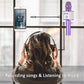 BONAOK Wireless Bluetooth Karaoke Microphone, 3-in-1 Portable Handheld Mic Speaker Machine For All Smartphones, For Girls Boys Kids Adults All Age Q37(Light Purple),