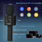 BONAOK Wireless Bluetooth Karaoke Microphone,3-in-1 Portable Handheld Karaoke Mic Speaker Machine Home Party Birthday For All Smartphones Q37 (Black),645249270113
