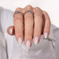 BTArtbox BTArtbox White Press On Nails Short - Soft Gel Press On Nails Almond, White Glue On Nails With Nail Glue, Reusable Stick On Nails In 16 Sizes, Cream Puff