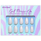 BTArtbox BTArtbox White Press On Nails Short - Soft Gel Press On Nails Almond, White Glue On Nails With Nail Glue, Reusable Stick On Nails In 16 Sizes, Cream Puff