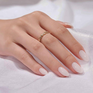 BTArtbox BTArtbox White Press On Nails Short - Soft Gel Press On Nails Almond, White Glue On Nails With Nail Glue, Reusable Stick On Nails In 16 Sizes, Cream Puff