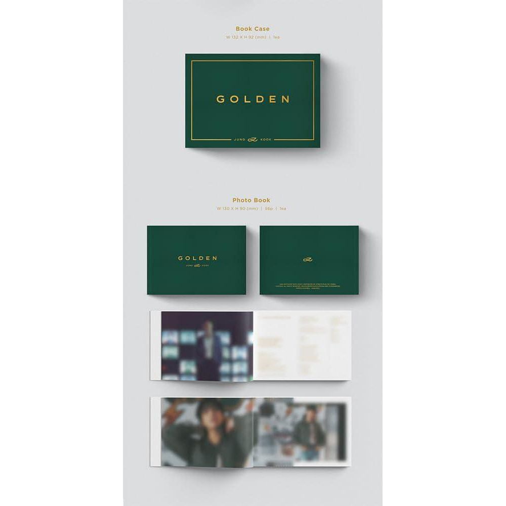 BTS JUNGKOOK GOLDEN 1st Solo Album Weverse Album Ver,