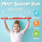 BunMo Pop Tubes Sensory Toys 3 to 4 Pack Large Non Mouthable Fidget Toys for Kids Toddler Learning Fun