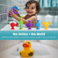 BunMo Suction Bath Toys 10 Pack Connect Build Textured Sensory Toys for Fine Motor Skills and Bath Time Fun