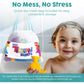 BunMo Suction Bath Toys 10 Pack Connect Build Textured Sensory Toys for Fine Motor Skills and Bath Time Fun
