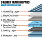 BV Extra-Large Puppy Pee Pads, 28"x34", 40 Ct, Leak-Proof, Odor Control, 6-Layer Design, XL Dogs
