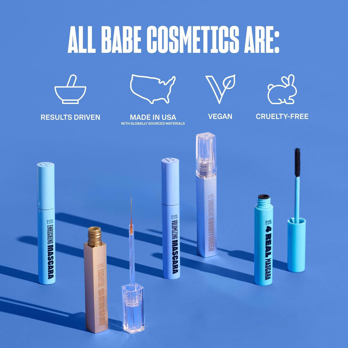 Babe Original Lash Serum - Fuller And Longer Looking Eyelashes, Advanced Lash Enhancing Treatment For Natural Lashes, Extensions And Eyebrows, Vegan And Cruelty-Free