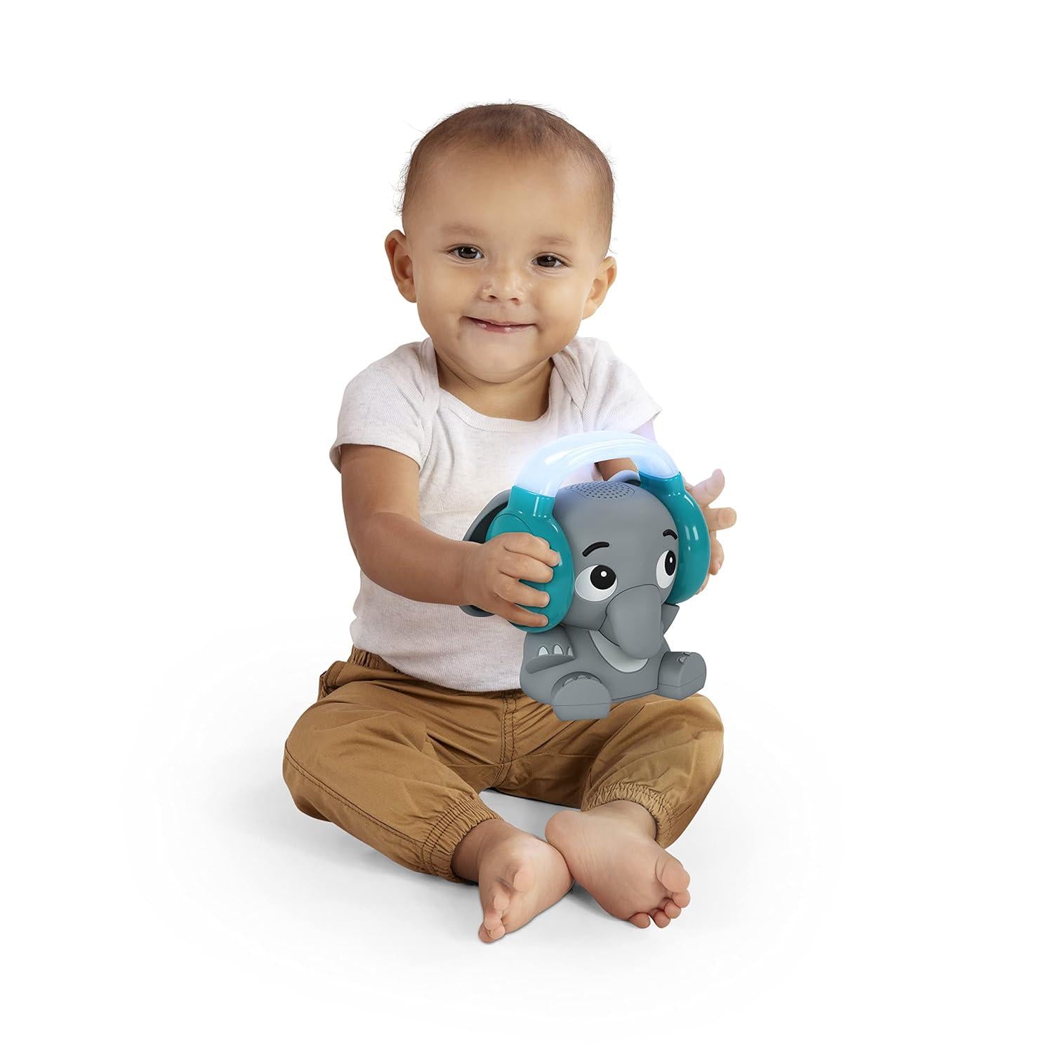 Baby Einstein Earl The Elephant Baby Sound Machine And Music Player, Included Music And Sounds, White Noise, Bluetooth, Stream Music, Multi-Color Night Light, Use Day And Night, Infant To Toddler,