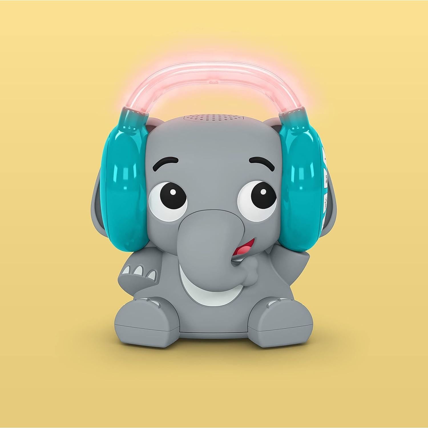 Baby Einstein Earl The Elephant Baby Sound Machine And Music Player, Included Music And Sounds, White Noise, Bluetooth, Stream Music, Multi-Color Night Light, Use Day And Night, Infant To Toddler,