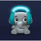 Baby Einstein Earl The Elephant Baby Sound Machine And Music Player, Included Music And Sounds, White Noise, Bluetooth, Stream Music, Multi-Color Night Light, Use Day And Night, Infant To Toddler,