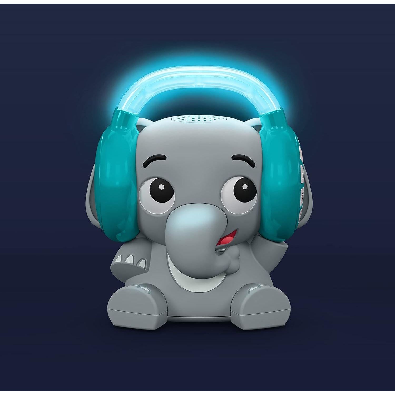 Baby Einstein Earl The Elephant Baby Sound Machine And Music Player, Included Music And Sounds, White Noise, Bluetooth, Stream Music, Multi-Color Night Light, Use Day And Night, Infant To Toddler,