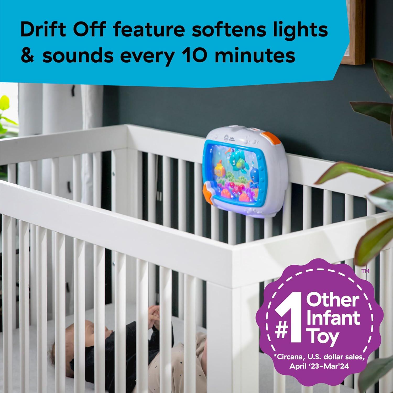 Baby Einstein Sea Dreams Soother Musical Crib Toy And Sound Machine, Newborn And Up,
