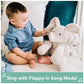 Baby Gund Animated Flappy Elephant, 12", Gray Plush Toy, Sings & Flaps Ears, For Babies Ages 0+