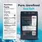Baja Gold Pure Organic Mineral Sea Salt, Low Sodium, Natural Grain Salt for Cooking & Baking, 1 lb Resealable Bag, 300 Servings