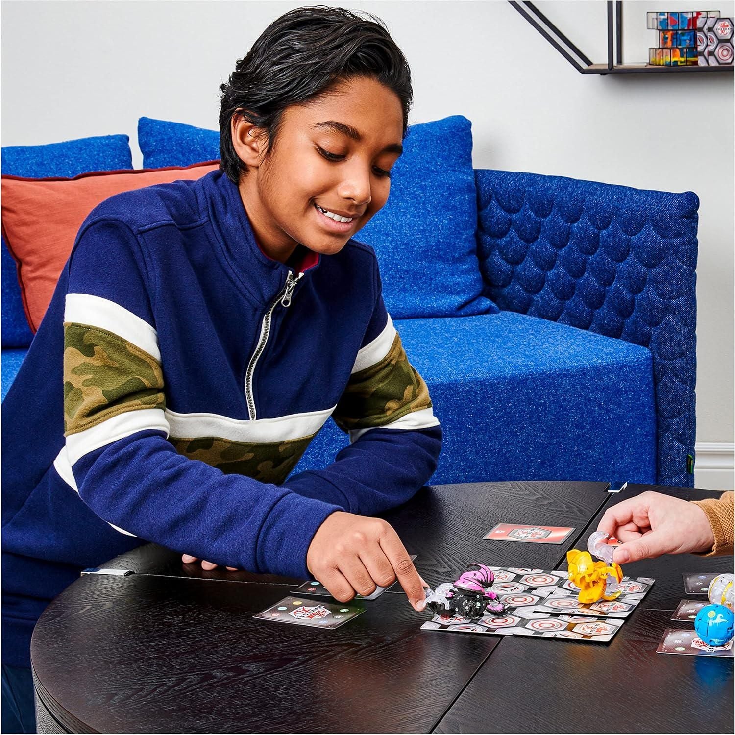 Bakugan Evolutions, Bakugan Genesis Collection Pack, 2 Light Up Bakugan Action Figures, 4 Exclusive Bakugan, 2 Nanogan, 8 Bakugan Cards And 4 BakuCores, Kids Toys For Boys Ages 6 And Up,