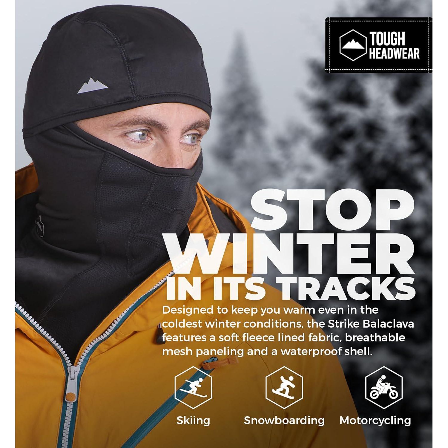 Balaclava Ski Mask - Winter Face Mask For Men And Women - Cold Weather Gear For Skiing, Snowboarding And Motorcycle Riding,