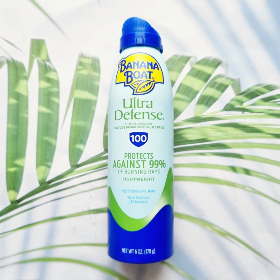 Banana Boat Ultra Defense Lightweight SPF 100 Clear Sunscreen Spray 170g,079656050813