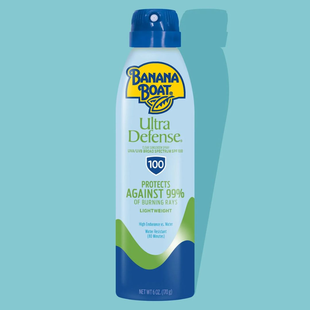 Banana Boat Ultra Defense Lightweight SPF 100 Clear Sunscreen Spray 170g,079656050813