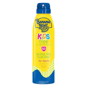 Banana Boat Kids Sport Sunscreen Spray SPF 50, 6 oz, 1 Pc, Oxybenzone & Alcohol-Free, Water-Resistant Sunblock