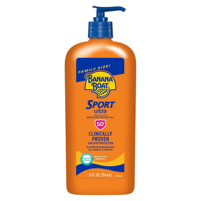 Banana Boat Banana Boat Ultra Sport Sunscreen Lotion, New Formula, SPF 50+, 12 Fl Oz (Pack Of 1)