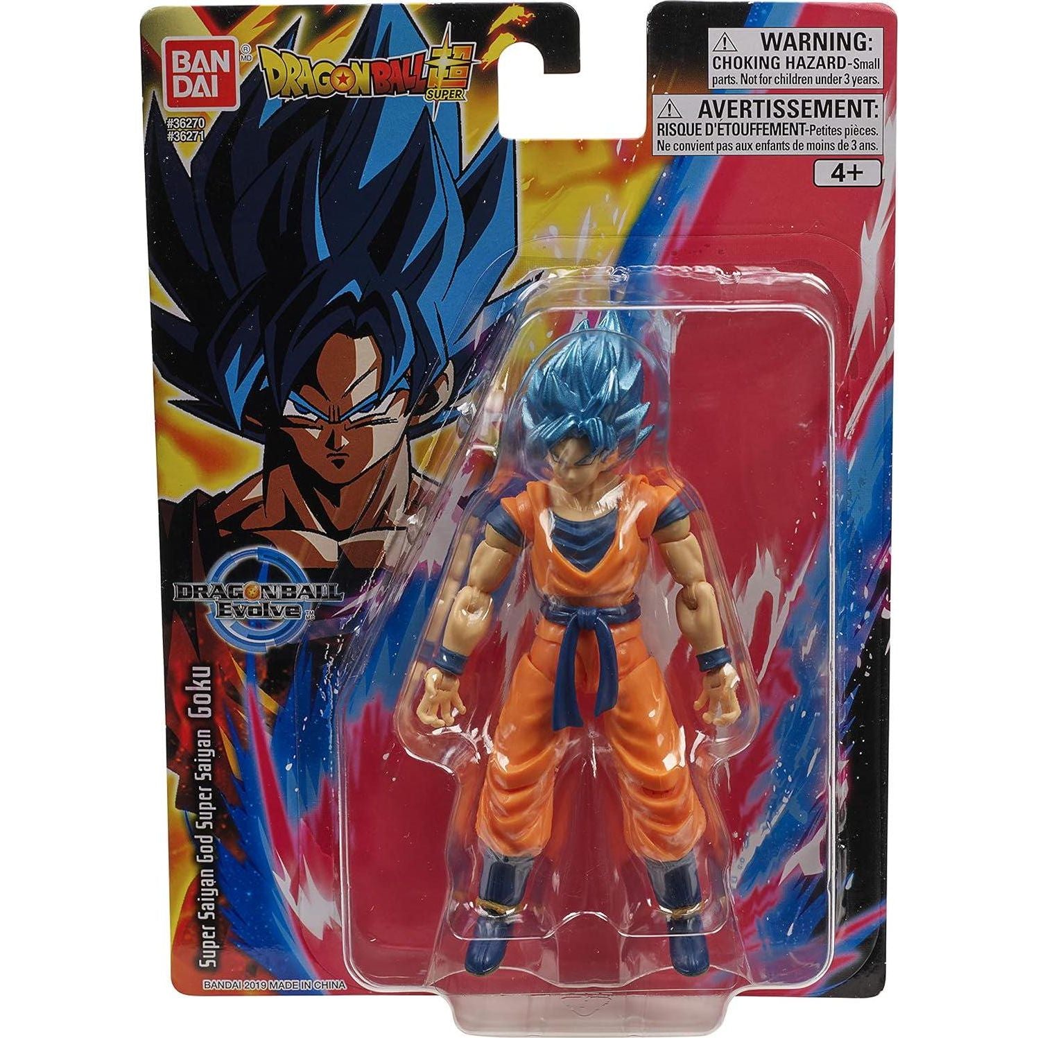 Bandai Namco - Dragon Ball Super - Super Saiyan Blue Vegeta, Dragon Ball Evolve 5 Action Figure,Does not Apply