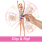 Barbie Gymnastics Playset Doll with Flipping Bar Balance Beam Warm Up Suit and Accessories