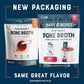 Bare Bones Bare Bones Beef Bone Broth Instant Powdered Mix | Rich Savory Packets On-the-Go No Artificial Flavors | 100% Grass Fed Keto And Paleo Friendly | 10g Protein | 12 Pack