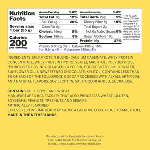 Barebells Soft Protein Bars, Caramel Choco Flavor, 12 Bars (19oz), 16g High Protein, Low Sugar, Soft Snack & Breakfast Bars