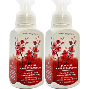 Bath & Body Works Gentle Foaming Hand Soap, Japanese Cherry Blossom, 2-Pack