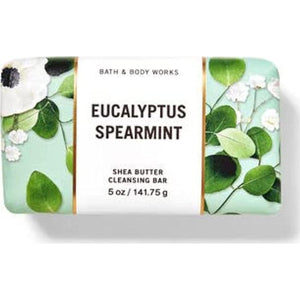Bath & Body Works Eucalyptus Spearmint Shea Butter Cleansing Bar, 5 oz (141g)