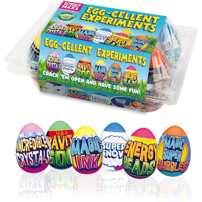 Be Amazing Egg-Cellent Science Kit, 6 Fun Egg Experiments for Kids, STEM Toy, Easter Basket Gift Ages 8+