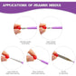 Bead Reamer For Jewelry Making, Bead Spinner Hole Enlarger Tool For Glass Plastic Metal Wood Beads, Remove Burrs, Enlarge Holes, Smooth Edges(5 Pieces),
