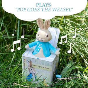 Beatrix Potter Peter Rabbit Jack in the Box Multicolor Standard Pop Up Toy for Toddlers and Kids