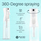 BeautifyBeauties BeautifyBeauties Spray Bottle For Hair Continuous Mister Spray Bottle For Hairstyling, Cleaning, Plants, Pets, Barbers, Salons, Essential Oil Scents (Clear, 18.6oz/500ml) 11 H X 2.6 L