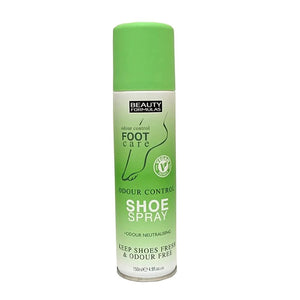 Beauty Formulas Odour Control Shoe Spray 150ml,5012251007733