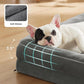 Bedsure Orthopedic Dog Bed Large Size Washable Pet Couch Waterproof Foam with Nonskid Bottom and Grey Removable Cover