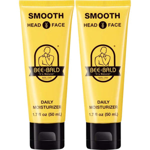 Bee Bald SMOOTH Daily Moisturizer Tones, Hydrates, Moisturizes And Smooths Away Fine Lines, Wrinkles And Dry Patches; Helps Control Oil And Shine To Feel Cool, Fresh And Comfortable, 1.7 Fl Oz (Pack Of 2),