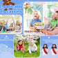 Bememo 25-Pack Little Jesus Rubber Toys, Mini Religious Party Favors, Bright Colors, Hide & Seek Gifts