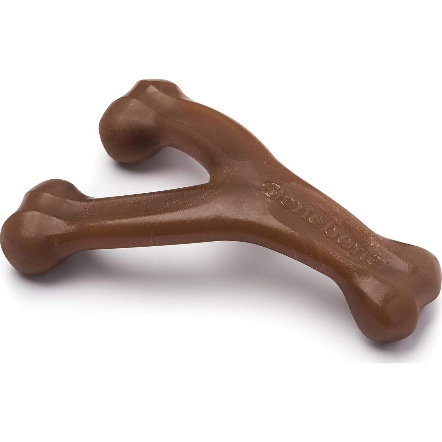 Benebone Indestructible Wishbone Dog Chew Toy For Aggressive Chewers, Long Lasting Tough Boredom Breaker For Dogs, Real Peanut Flavour, For Medium Dogs, Made In The USA.,