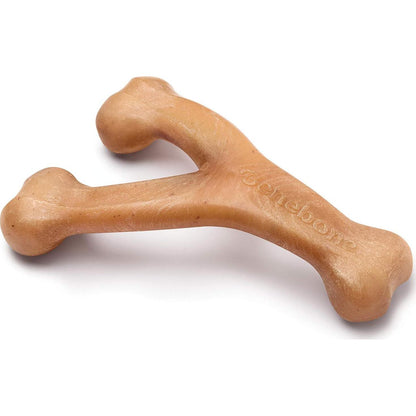 Benebone Wishbone Durable Dog Chew Toy For Aggressive Chewers, Real Chicken, Made In USA, Giant,