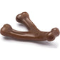 Benebone Wishbone Durable Dog Chew Toy For Aggressive Chewers, Real Peanut, Made In USA, Small, For Any Breed,