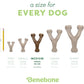 Benebone Wishbone Durable Dog Chew Toy For Aggressive Chewers, Real Bacon, Made In USA, Medium,