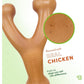 Benebone Wishbone Durable Dog Chew Toy For Aggressive Chewers, Real Chicken, Made In USA, Small, For Any Breed,