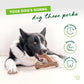Benebone Wishbone Chew Toy for Aggressive Chewers, Real Bacon Flavor, Durable, Large Size, Made in USA