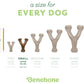 Benebone Wishbone Durable Dog Chew Toy For Aggressive Chewers, Real Chicken, Made In USA, Small, For Any Breed,