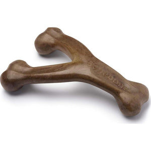 Benebone Wishbone Bacon Flavor Durable Chew Toy for Aggressive Chewers Giant Size Made in USA