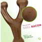 Benebone Wishbone Chew Toy for Aggressive Chewers, Real Bacon Flavor, Durable, Large Size, Made in USA