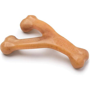 Benebone Wishbone Chicken Flavor Durable Chew Toy for Aggressive Chewers Medium Made in USA
