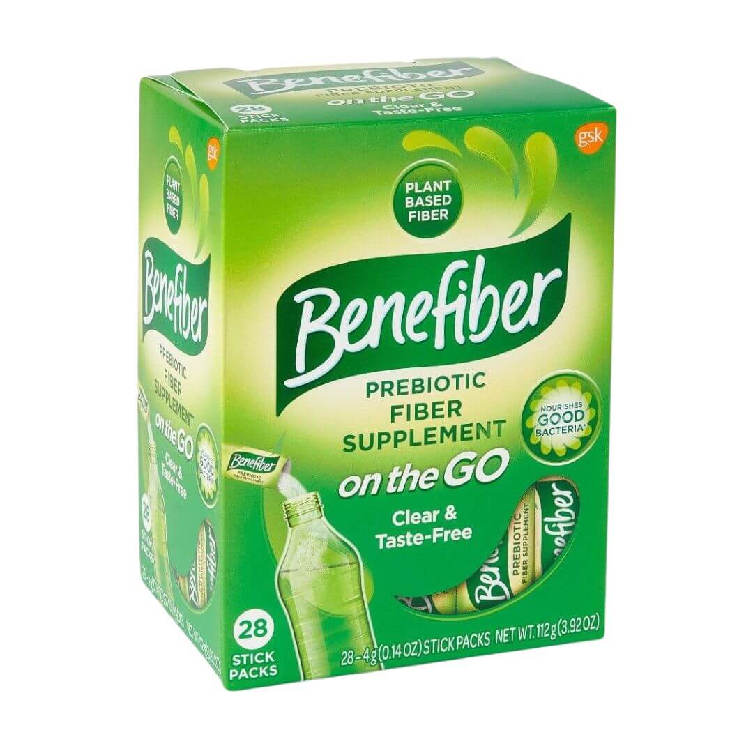 Benefiber Prebiotic Fiber Supplement Clear & Taste-Free Stick Packs (Pack Of 28) 4g Each,886790162803
